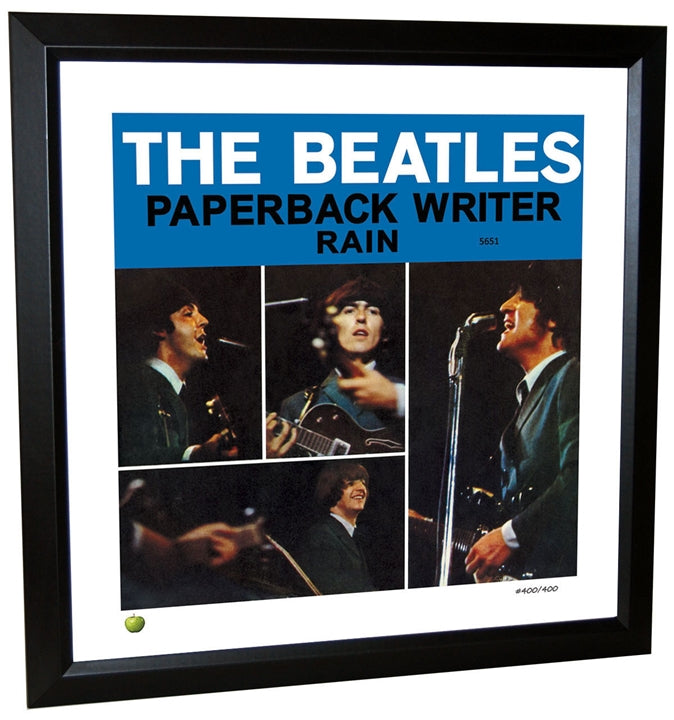 Beatles 'Paperback Writer' Framed Lithograph