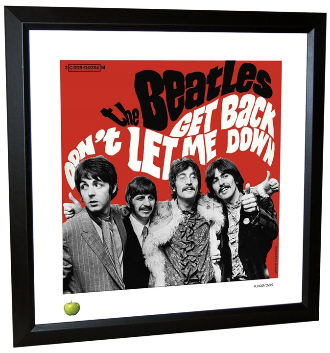 Beatles 'Get Back' Framed Lithograph