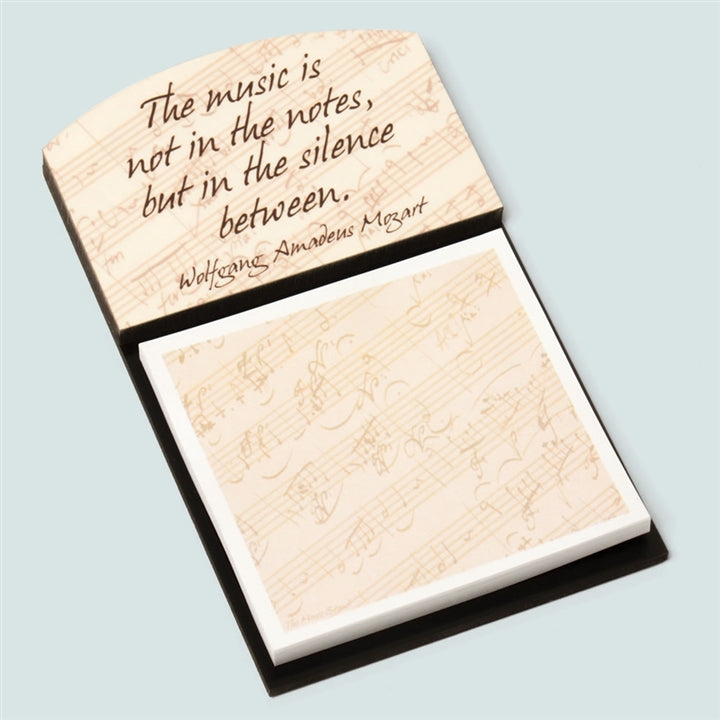 Mozart Quote Note Holder & Sticky Notes