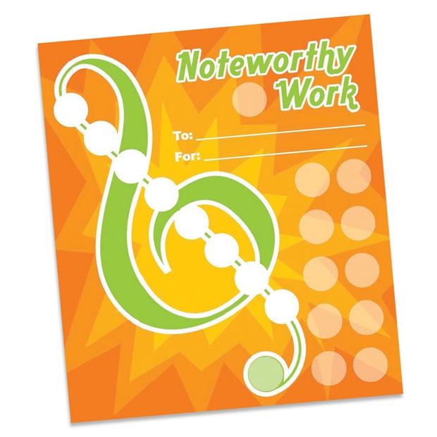 Noteworthy Work Individual Incentive Charts Pack at The Music Stand