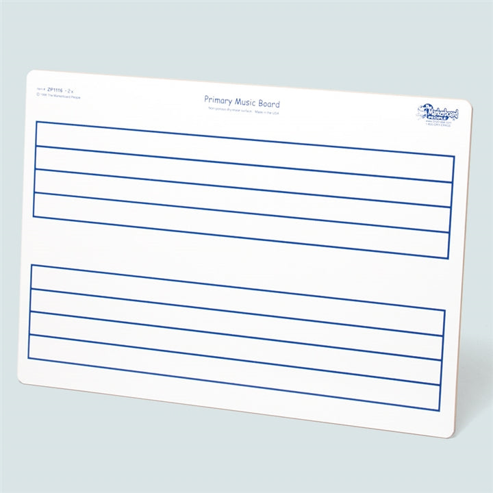 Primary Staff Dry Erase Music Board