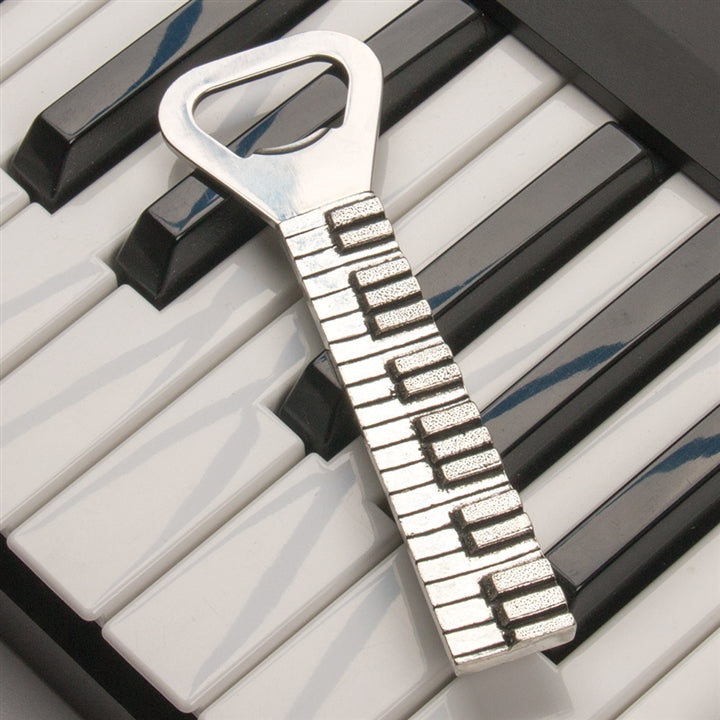 Piano Keys Pewter Bottle Opener