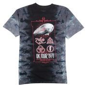 Led Zeppelin 1971 UK Tour Tie-Dye T-Shirt