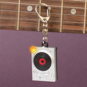 Turntable Keychain With Light & Sound