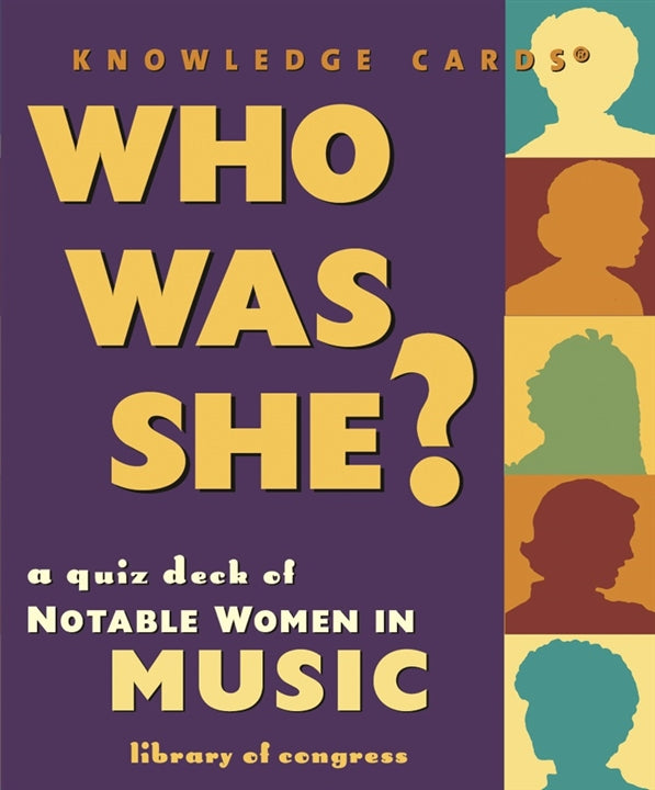 Who Was She? (Music Edition) Quiz Cards