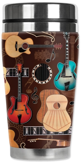 Guitars Tall Travel Mug