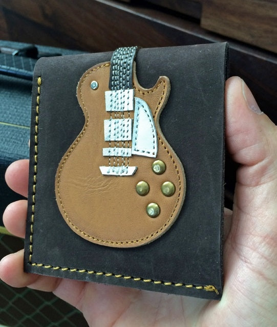 Limited Edition Leather Electric Guitar Wallet