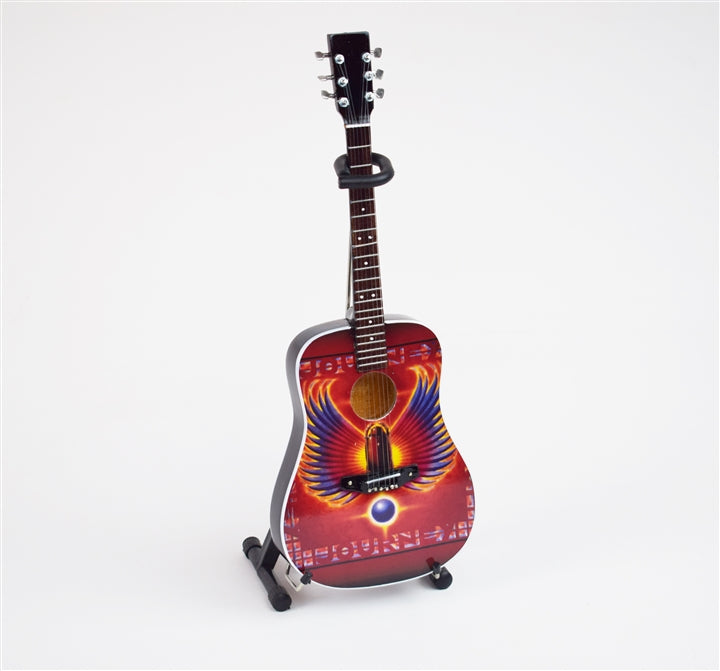 Journey Greatest Hits Miniature Acoustic Guitar