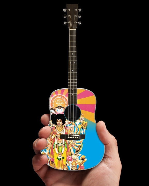 Jimi Hendrix Miniature Acoustic Guitar