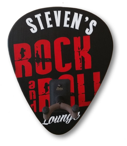 Personalized Rock & Roll Guitar Holder
