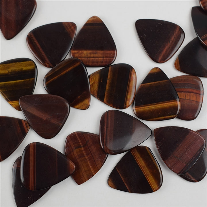 Tiger's Eye sTone Pick Picks
