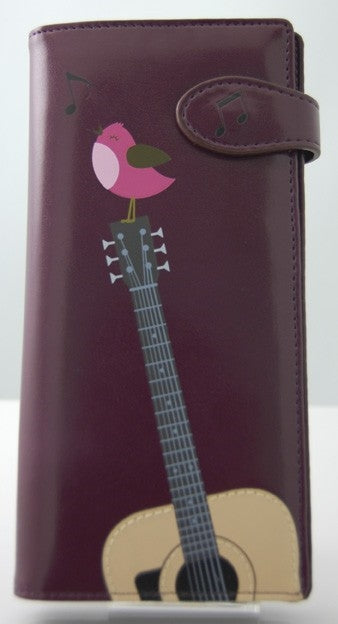 Songbirds and Guitar Purple Wallet