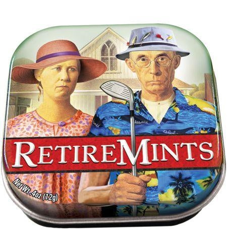 Retire-Mints Tin with Peppermints