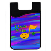 I Love Music Card Holder