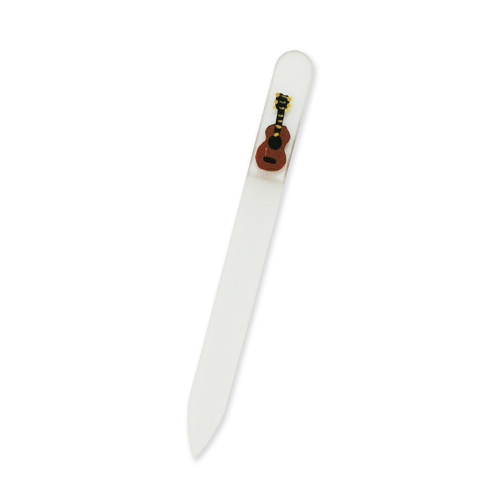 Hand Painted Guitar Czech Glass Nail File
