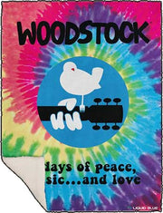 Woodstock Festival Throw Blanket
