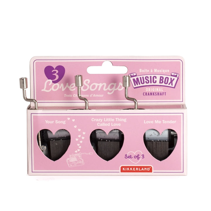 3 Love Songs Crankshaft Music Box