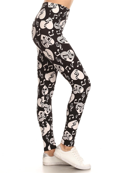 Love of Music Yoga Leggings