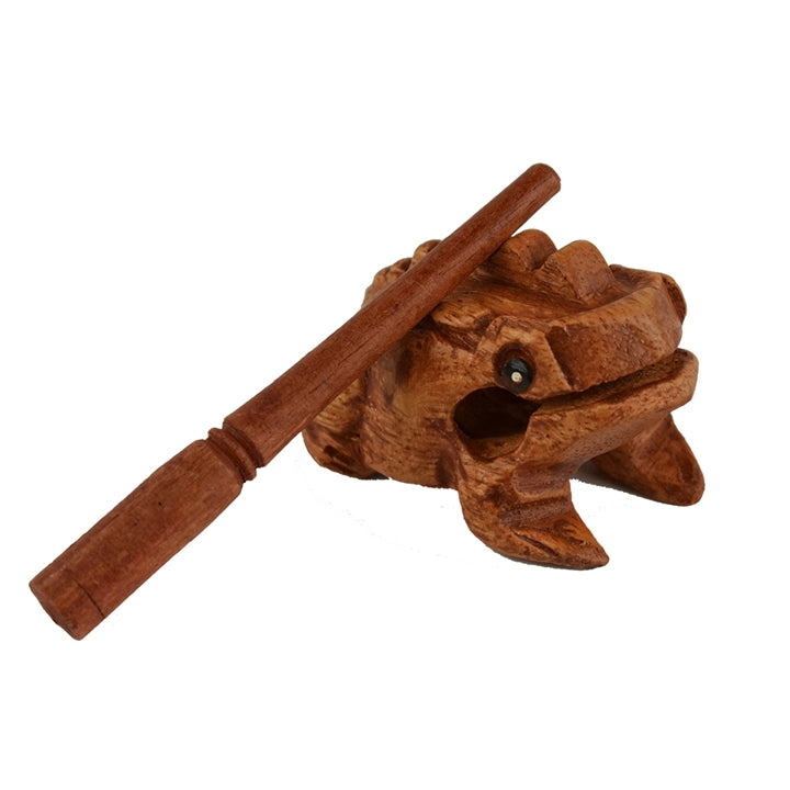 Ribbit the Wood Percussion Frog