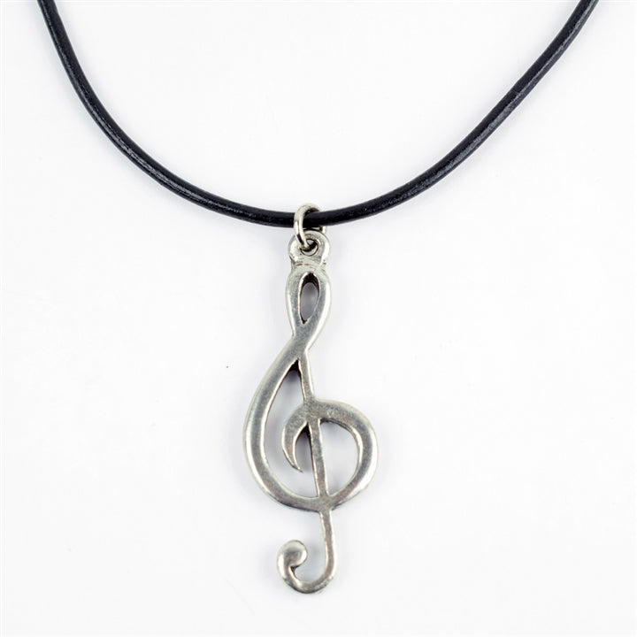 Treble Clef Statement Necklace