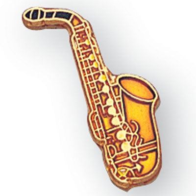 Miniature Saxophone Enamel Pin