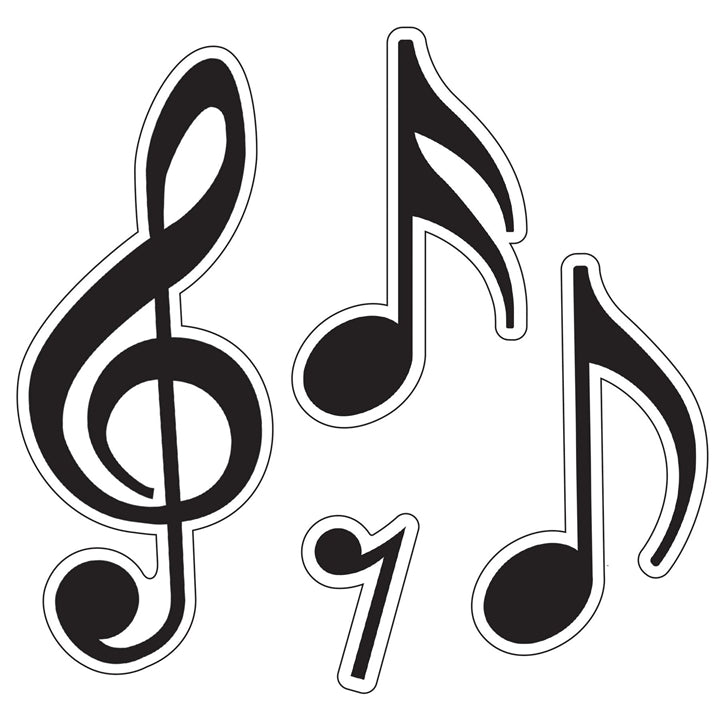 Music Symbols Classic Accents- Black