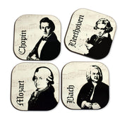 Original Fab 4 Composers Coaster Set With Stand