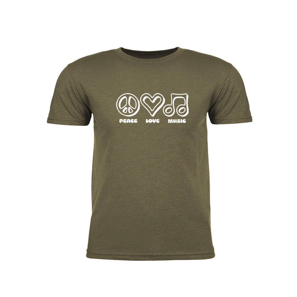 Peace, Love, and Music T-Shirt