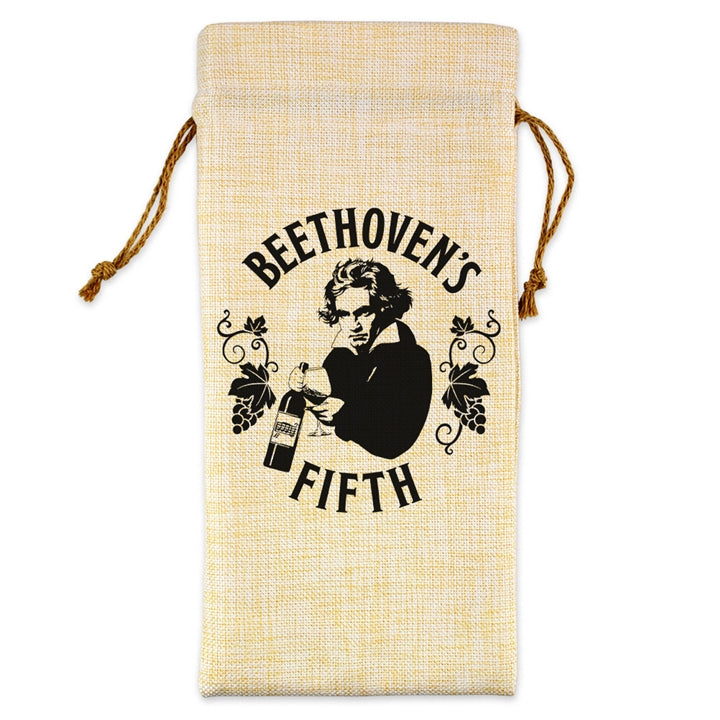 Beethoven's Fifth Wine Tote Bag