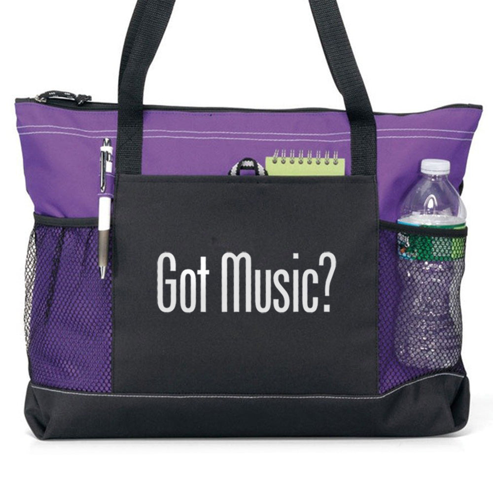 Music Expressions Colorful Carry All Totes