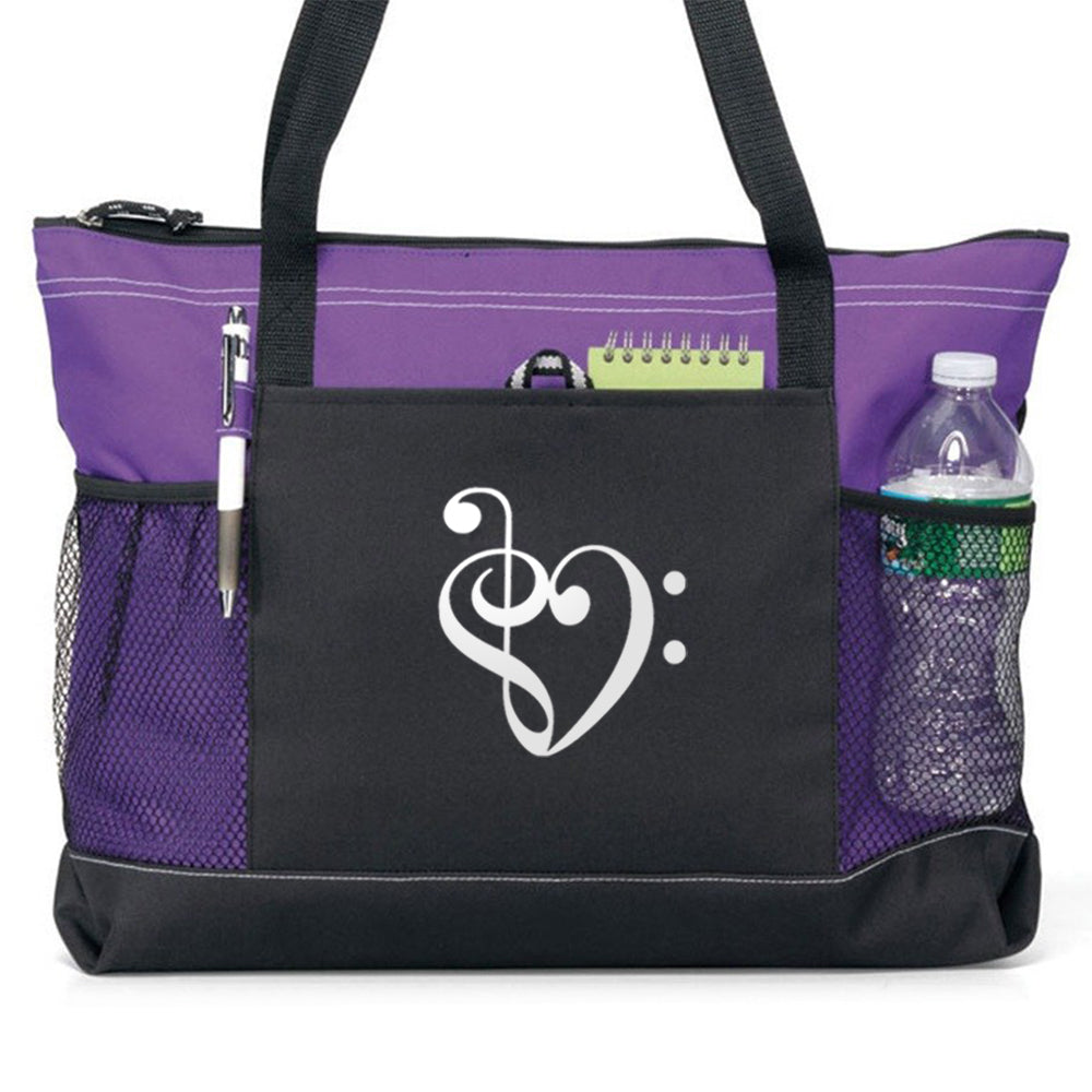 Music Expressions Colorful Carry All Totes