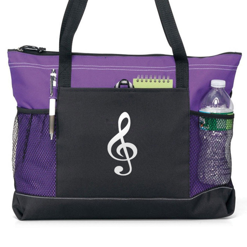 Music Expressions Colorful Carry All Totes