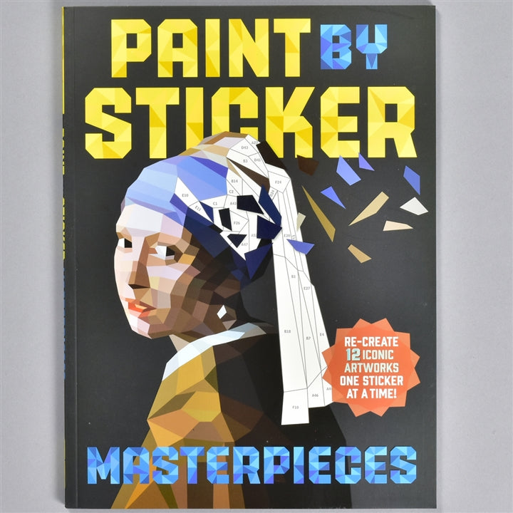 Paint By Sticker Book- Masterpieces