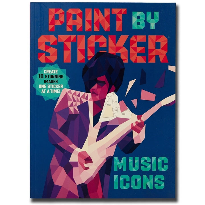 Music Icon Paint by Sticker Book