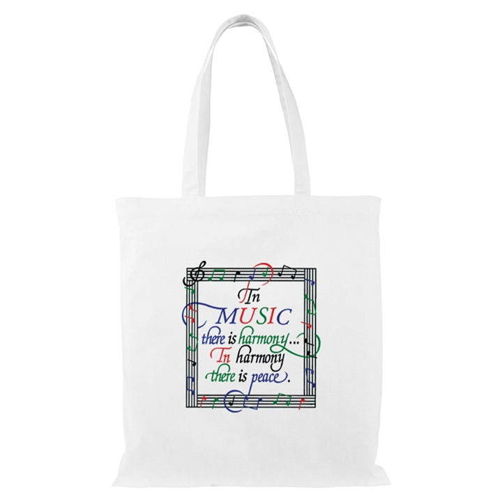 In Music There Is Harmony Tote