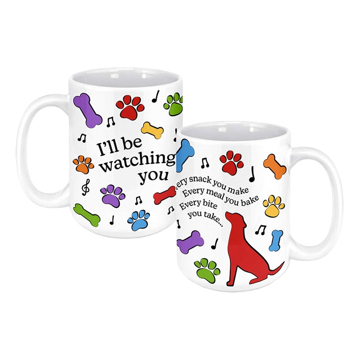 Whimsical Dog Music Mug