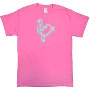 Heart of Clefs Rhinestone T-Shirt