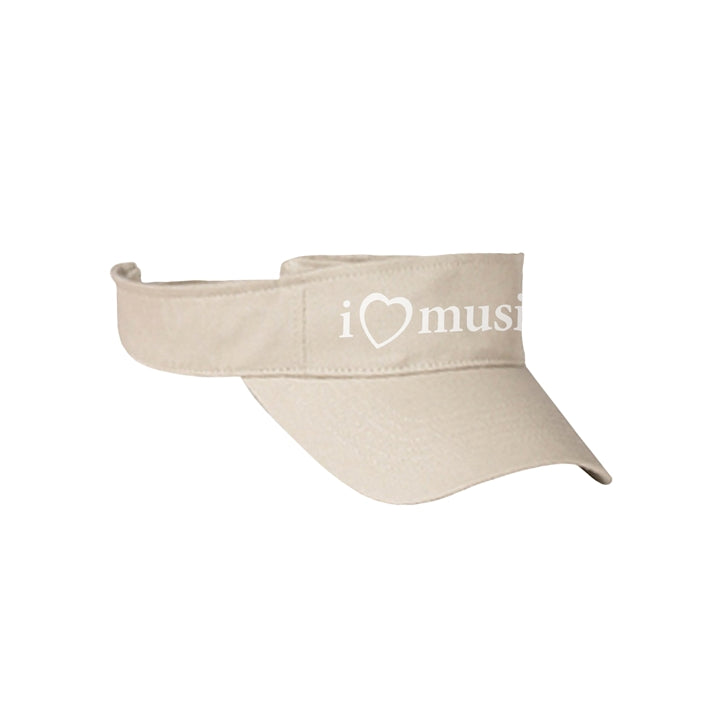 I Love Music Sun and Sports Visor