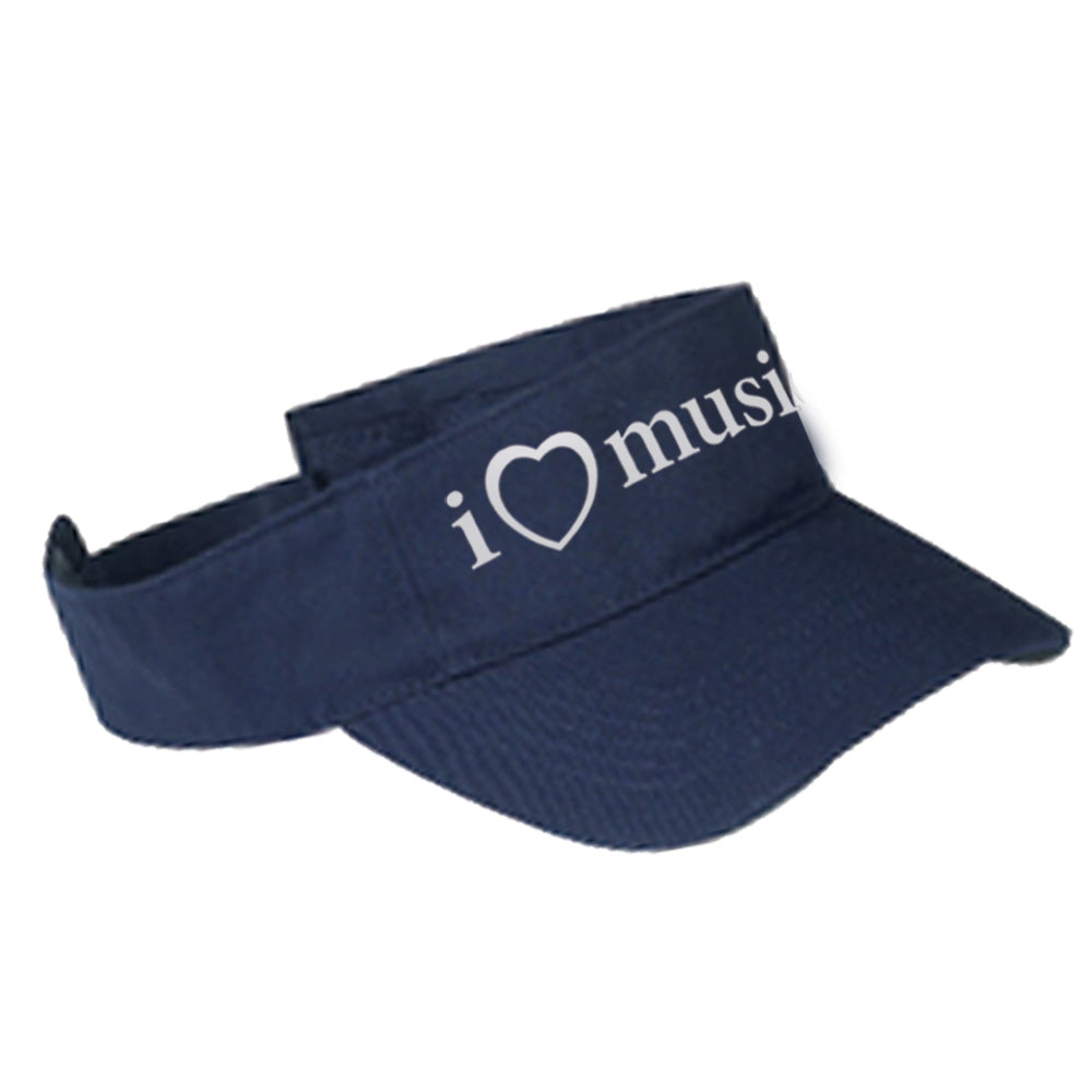 I Love Music Sun and Sports Visor
