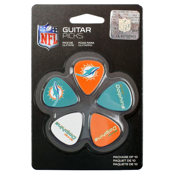NFL Team Licensed Guitar Picks- Pack of 10