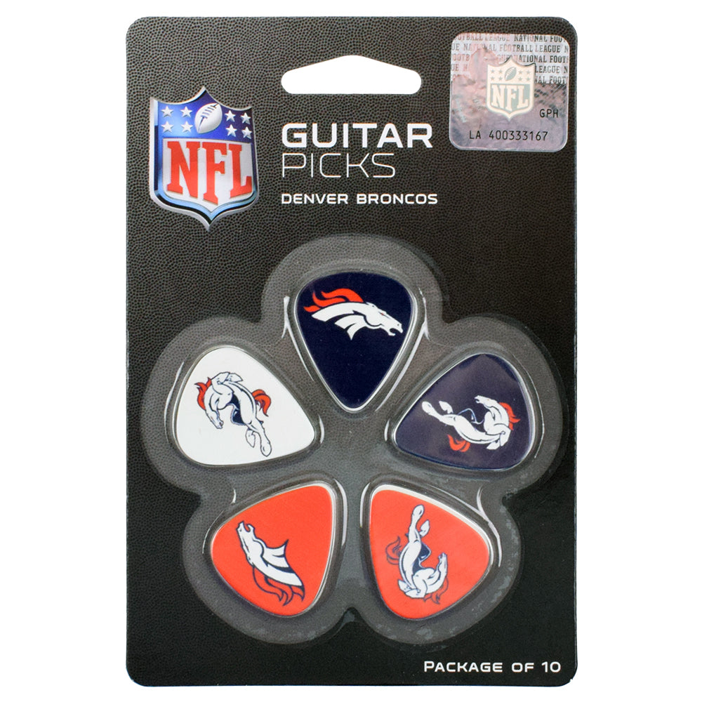 NFL Team Licensed Guitar Picks- Pack of 10