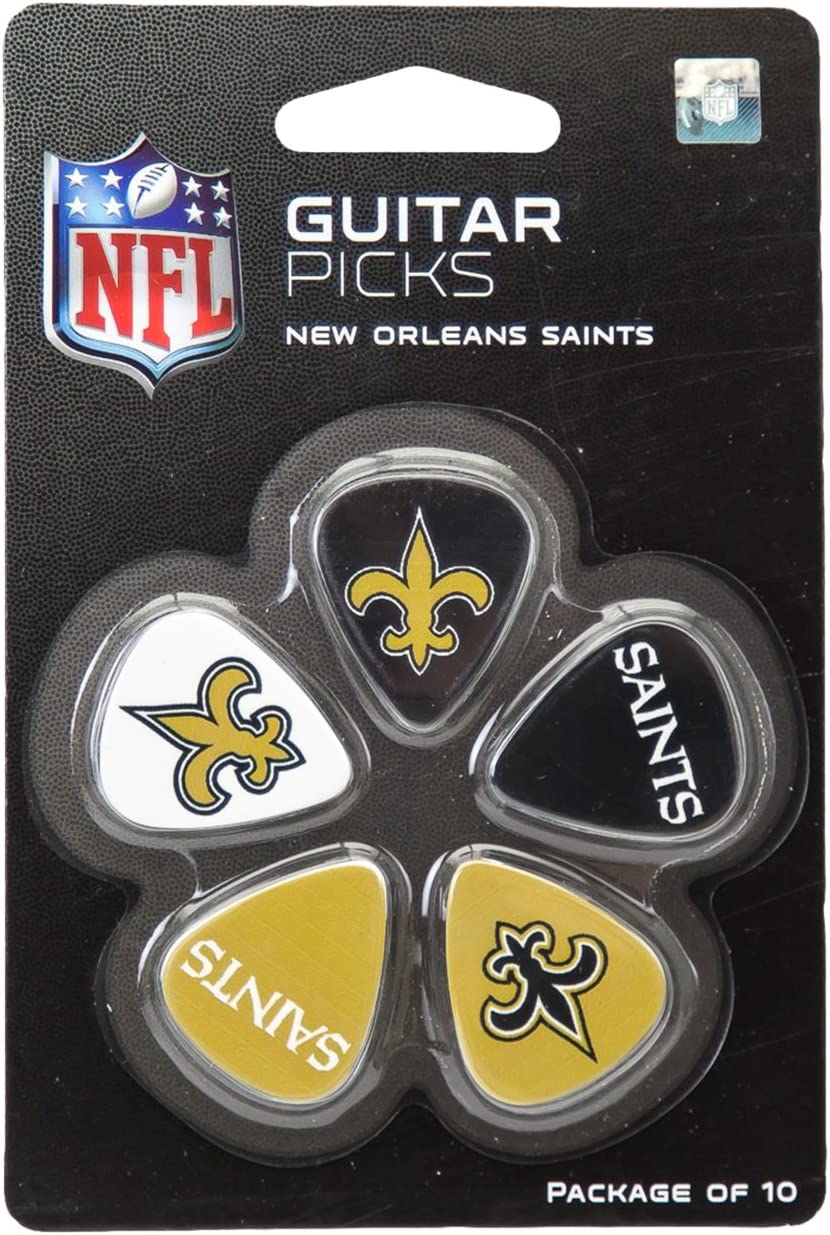 NFL Team Licensed Guitar Picks- Pack of 10