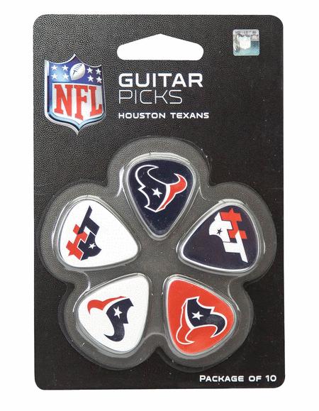 NFL Team Licensed Guitar Picks- Pack of 10