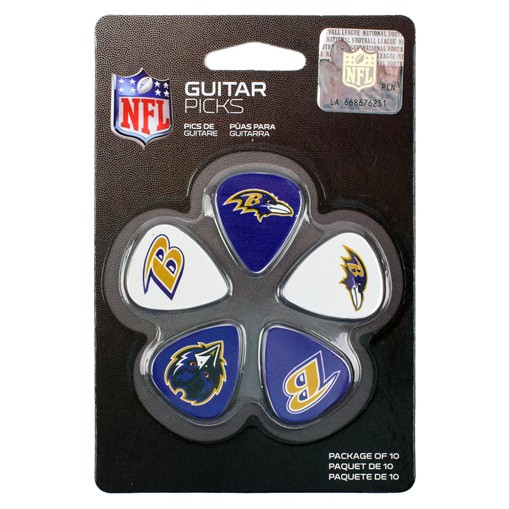 NFL Team Licensed Guitar Picks- Pack of 10