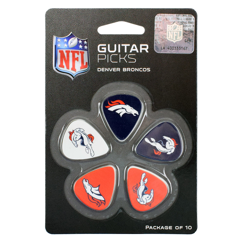 NFL Team Licensed Guitar Picks- Pack of 10