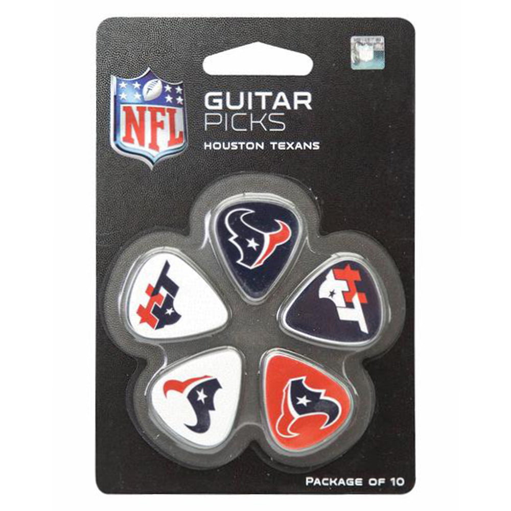 NFL Team Licensed Guitar Picks- Pack of 10
