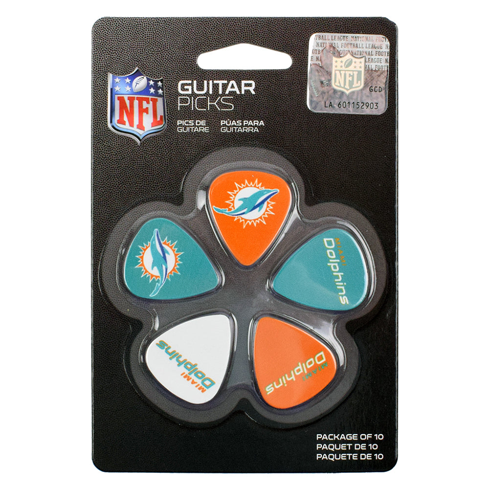NFL Team Licensed Guitar Picks- Pack of 10
