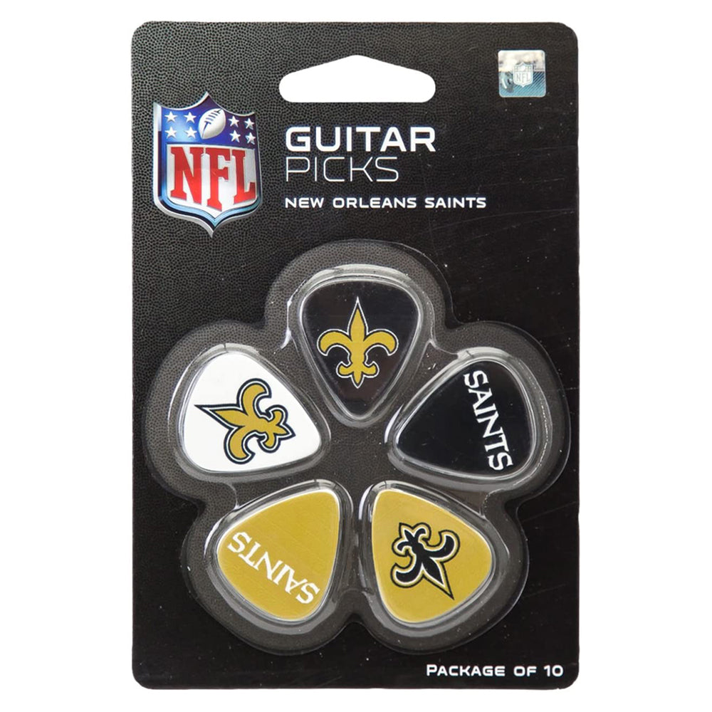 NFL Team Licensed Guitar Picks- Pack of 10