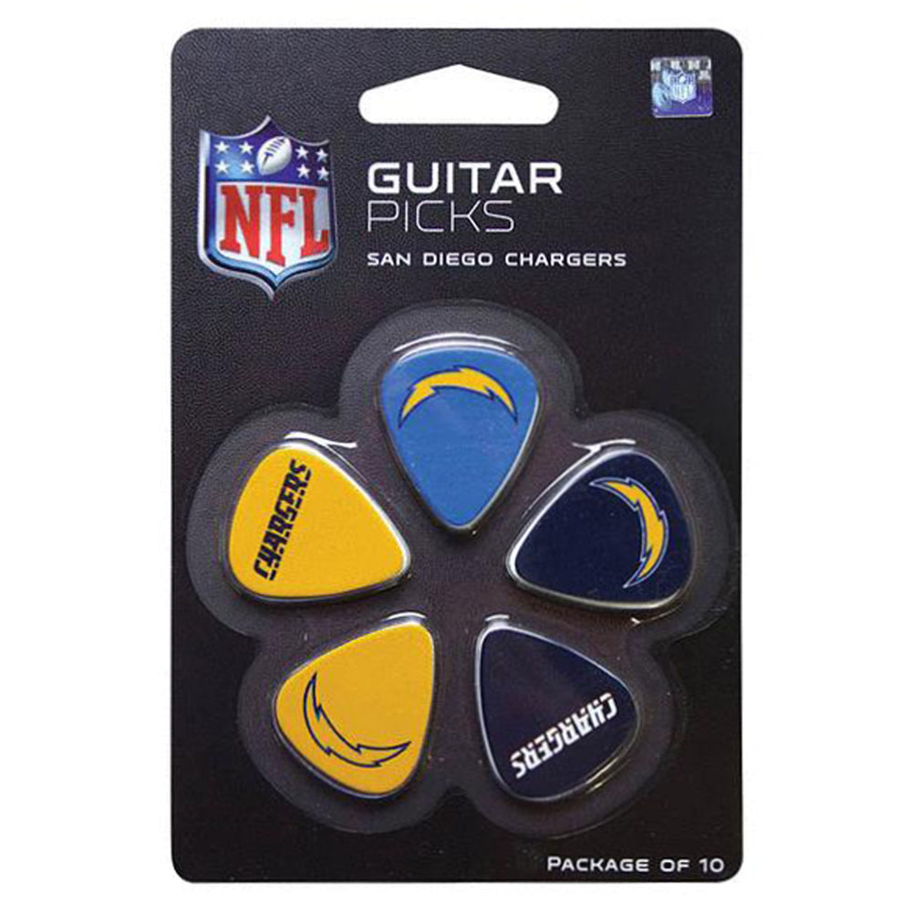 NFL Team Licensed Guitar Picks- Pack of 10