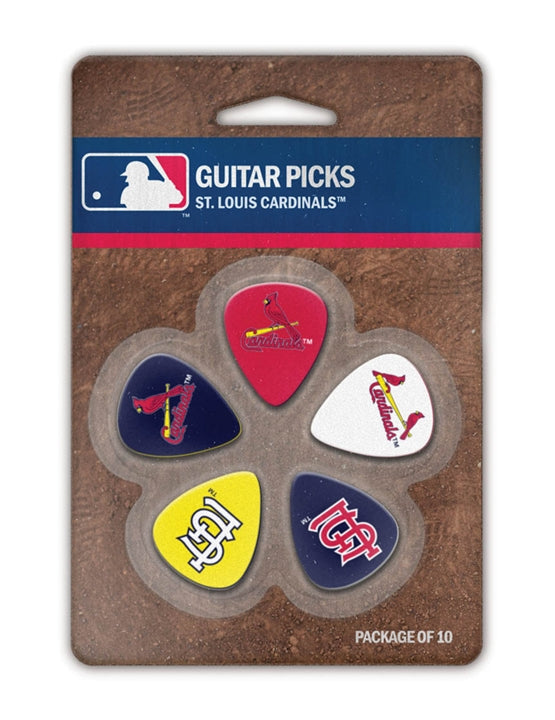 MLB Team Licensed Guitar Picks- Pack of 10